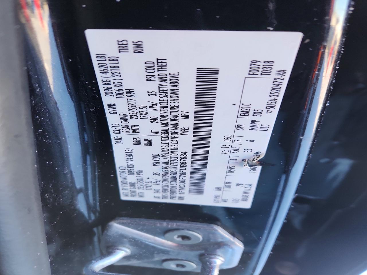 2015 Ford Escape S - zdjęcie 13