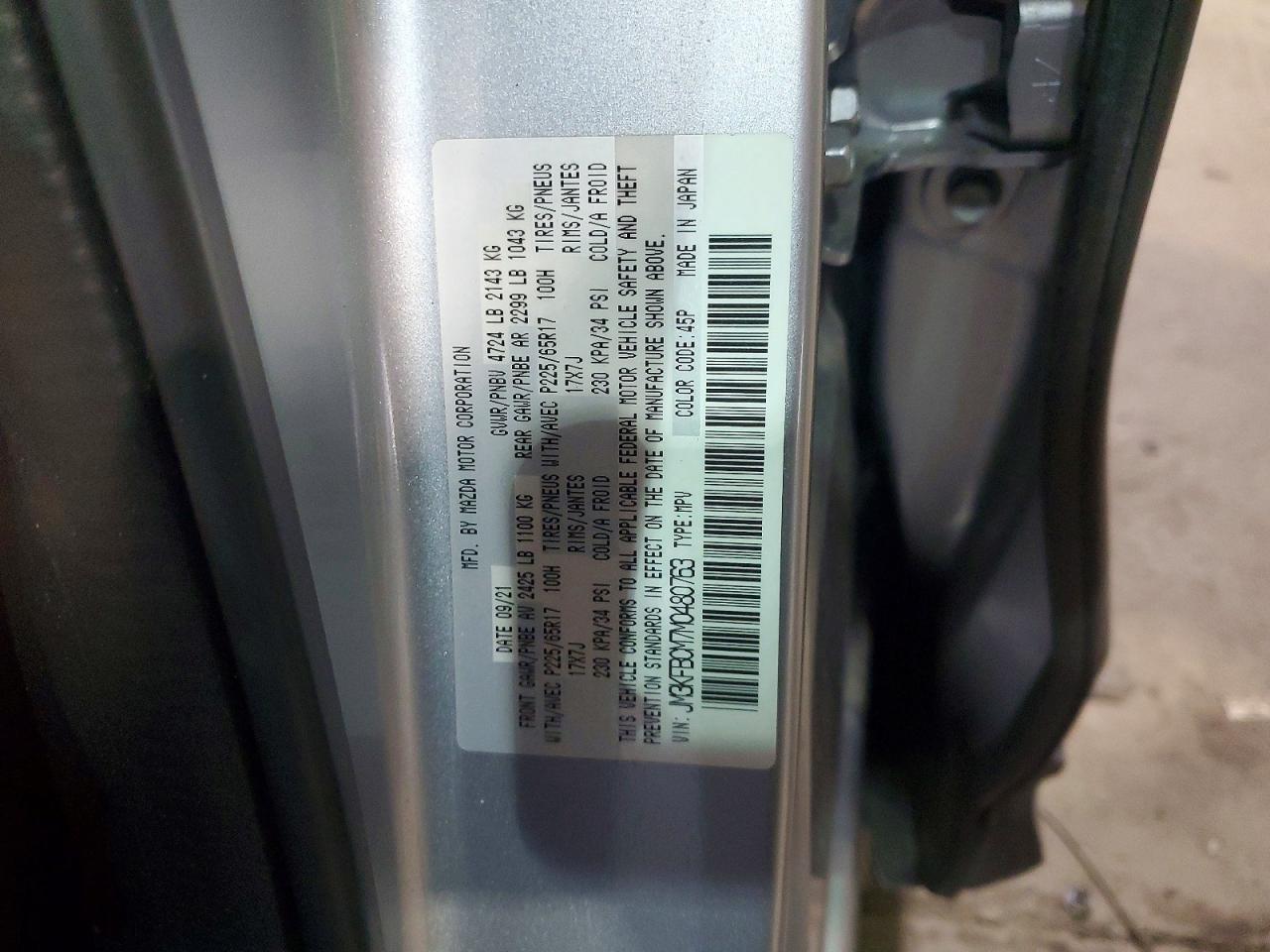 2021 Mazda Cx-5 Touring - zdjęcie 13