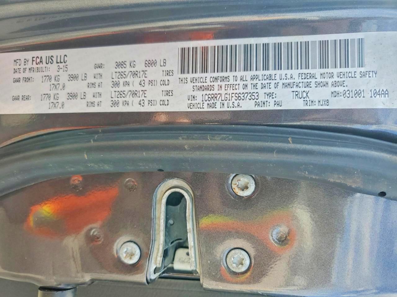 2015 Ram 1500 Slt - zdjęcie 12