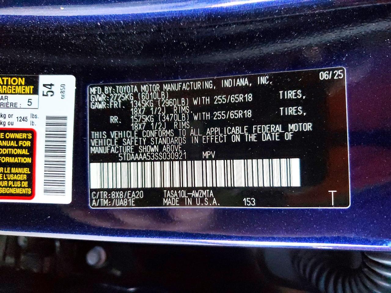 2025 Toyota Grand Highlander Le - zdjęcie 13