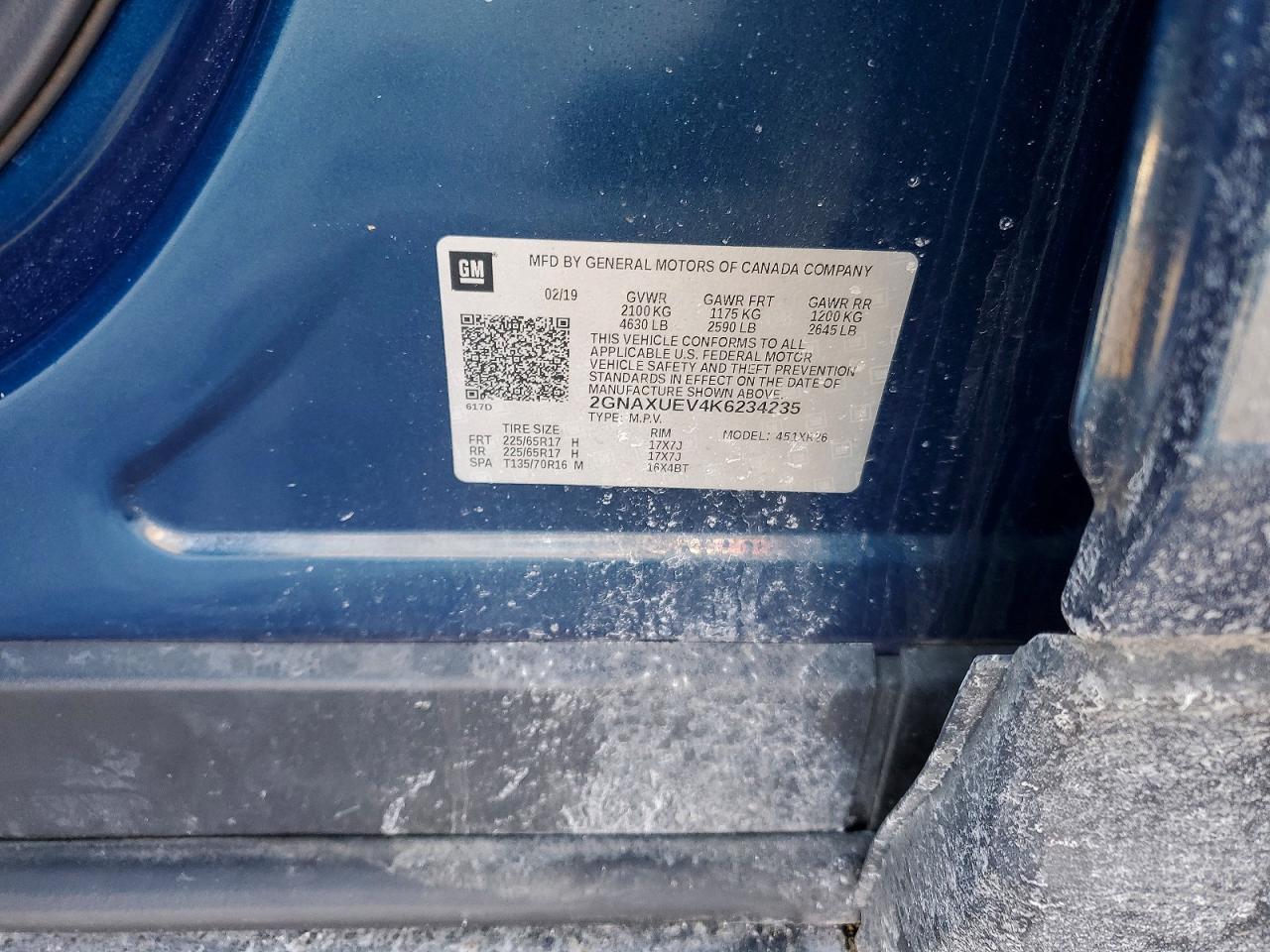 2019 Chevrolet Equinox Lt - zdjęcie 13