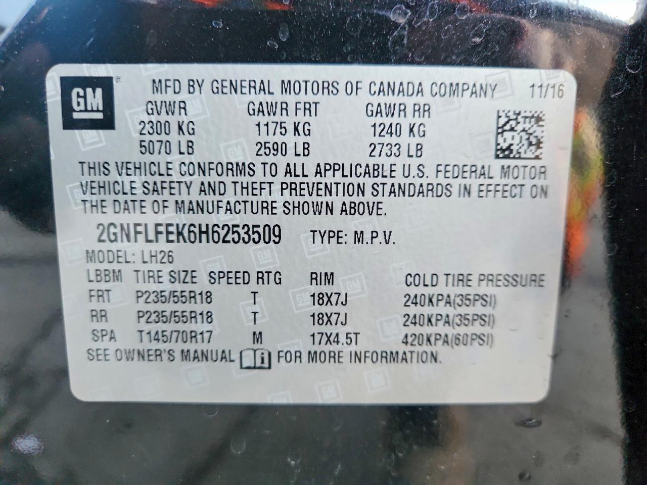 2017 Chevrolet Equinox Lt - zdjęcie 14