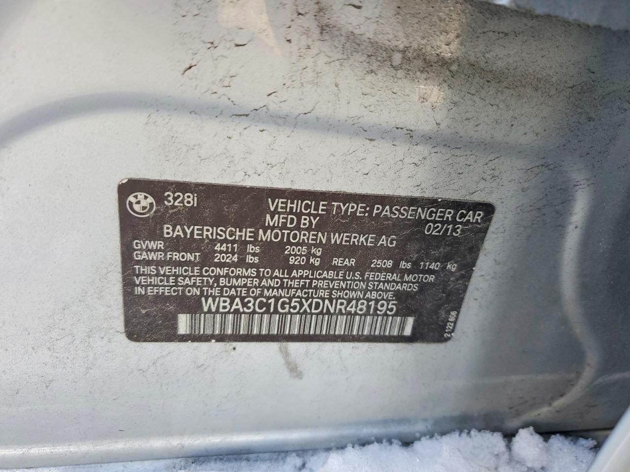 2013 BMW 328 I Sulev - zdjęcie 12