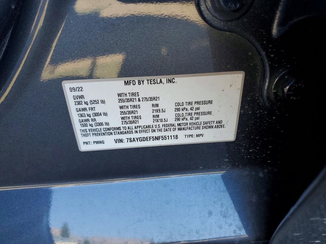 2022 Tesla Model Y - zdjęcie 12