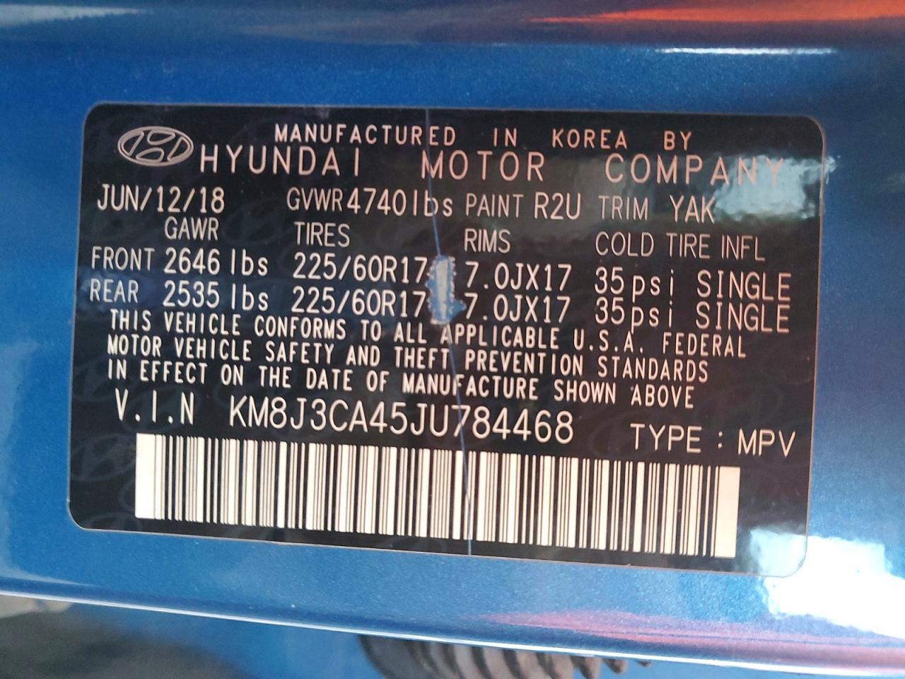 2018 Hyundai Tucson Sel - zdjęcie 13