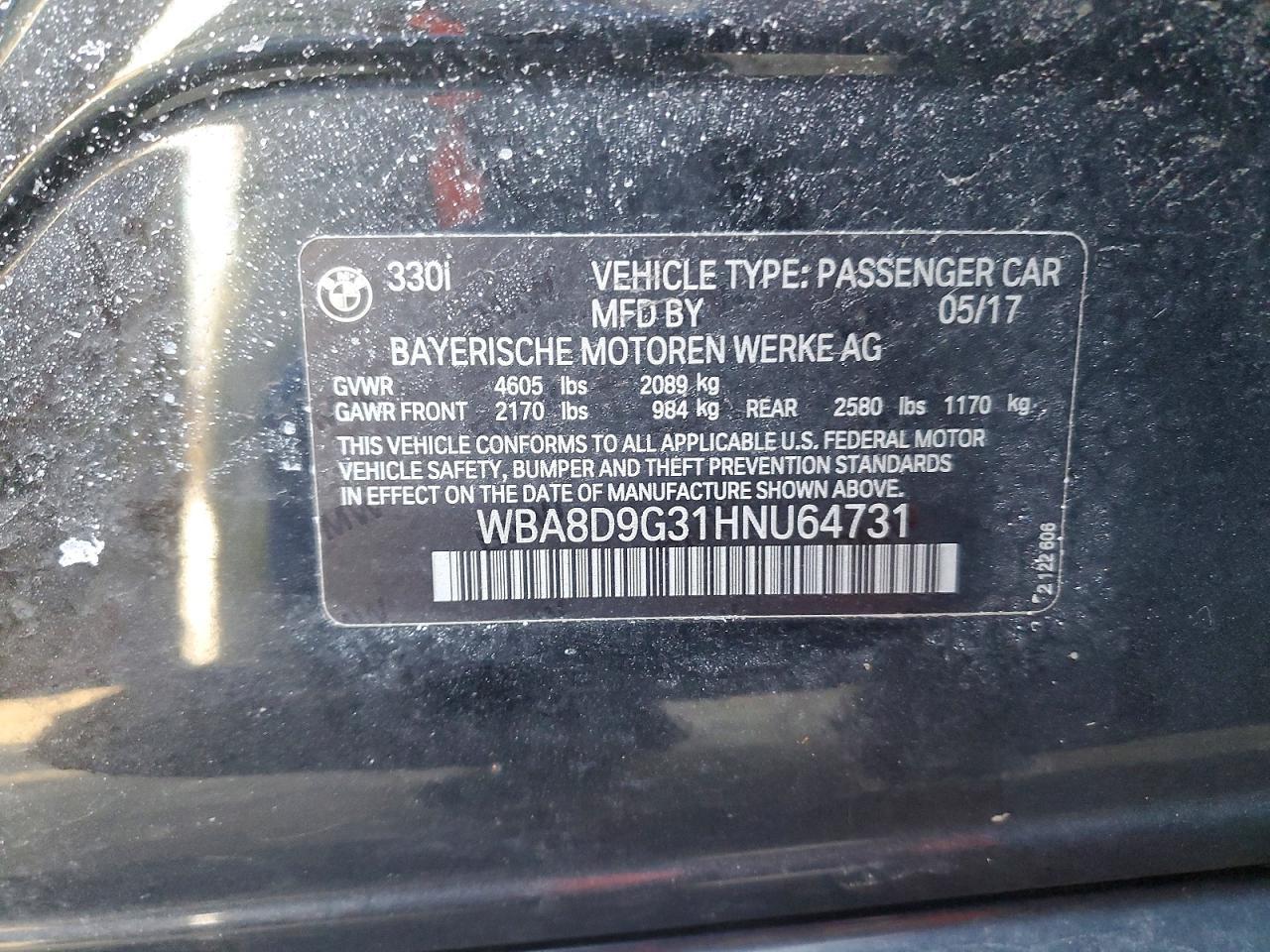 2017 BMW 330 Xi - zdjęcie 12