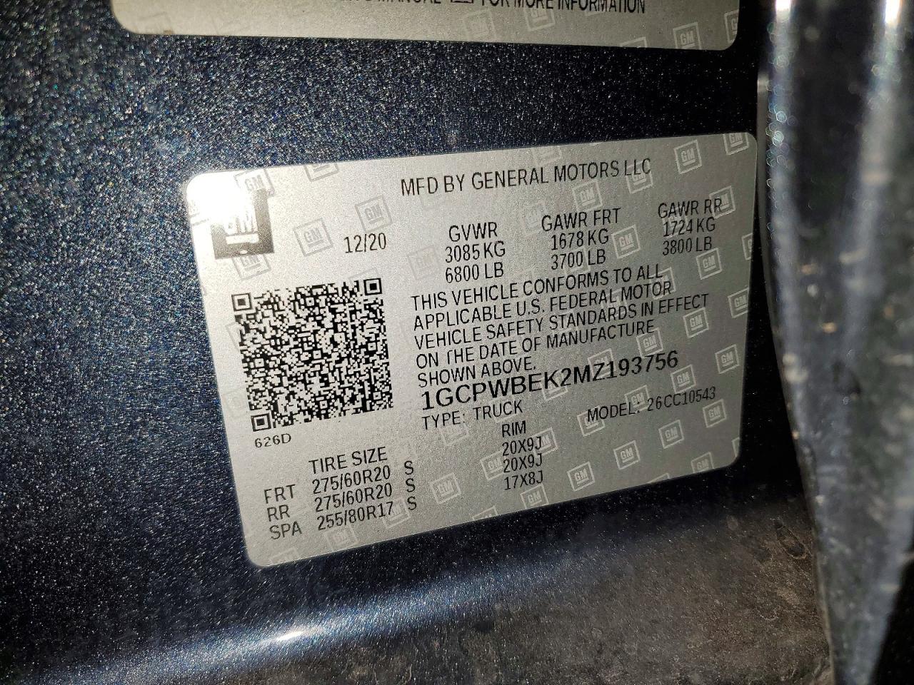 2021 Chevrolet Silverado C1500 Custom - zdjęcie 12