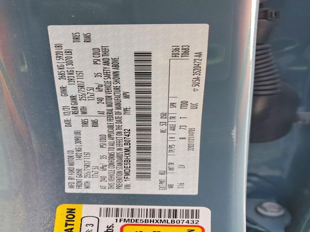 2021 Ford Bronco Base - zdjęcie 14