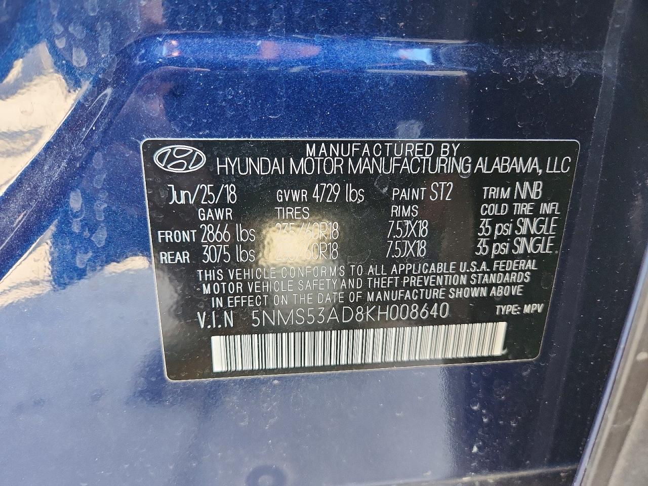 2019 Hyundai Santa Fe Limited - zdjęcie 14