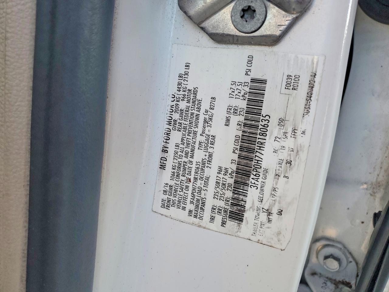 2017 Ford Fusion Se - zdjęcie 12