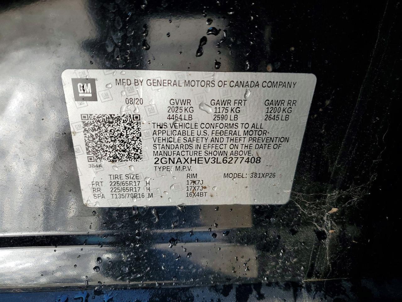 2020 Chevrolet Equinox Ls - zdjęcie 14