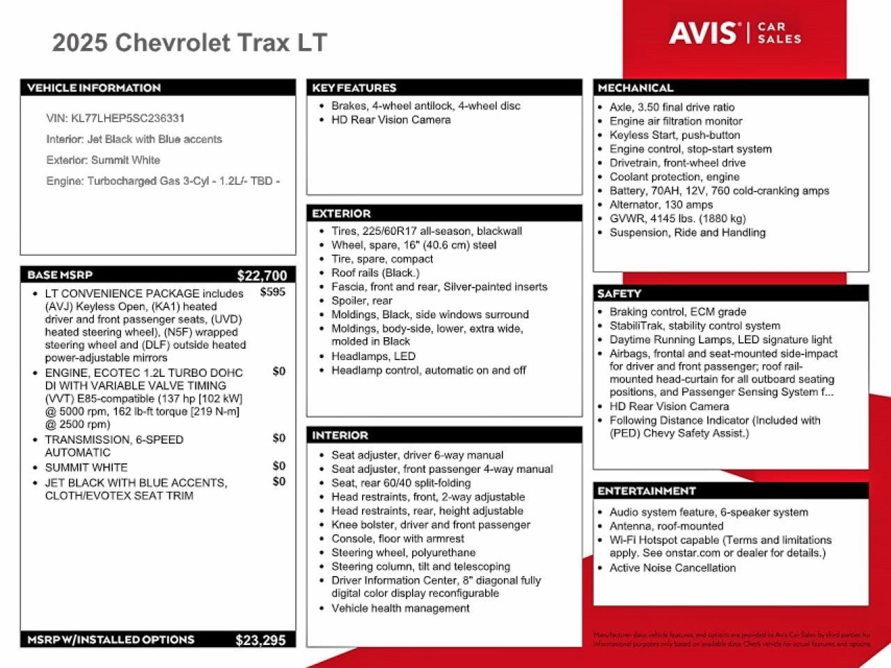 2025 Chevrolet Trax 1Lt - zdjęcie 13