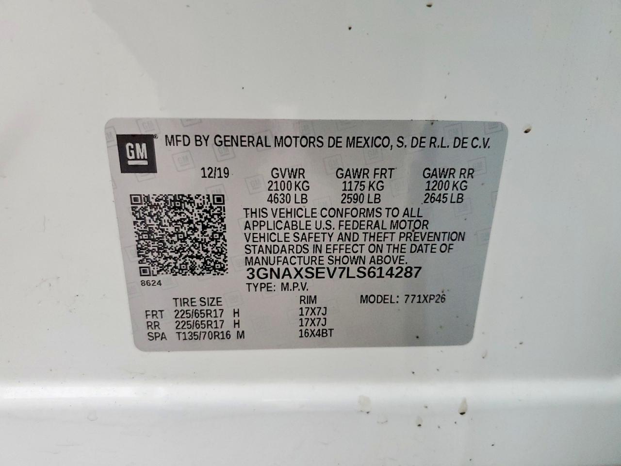 2020 Chevrolet Equinox Ls - zdjęcie 14