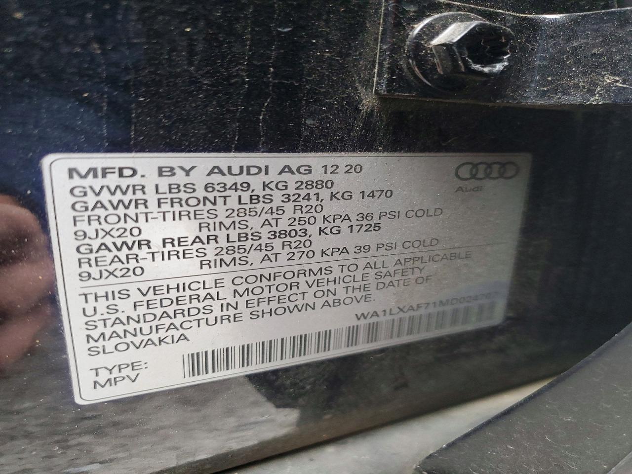 2021 Audi Q7 Premium Plus - zdjęcie 12