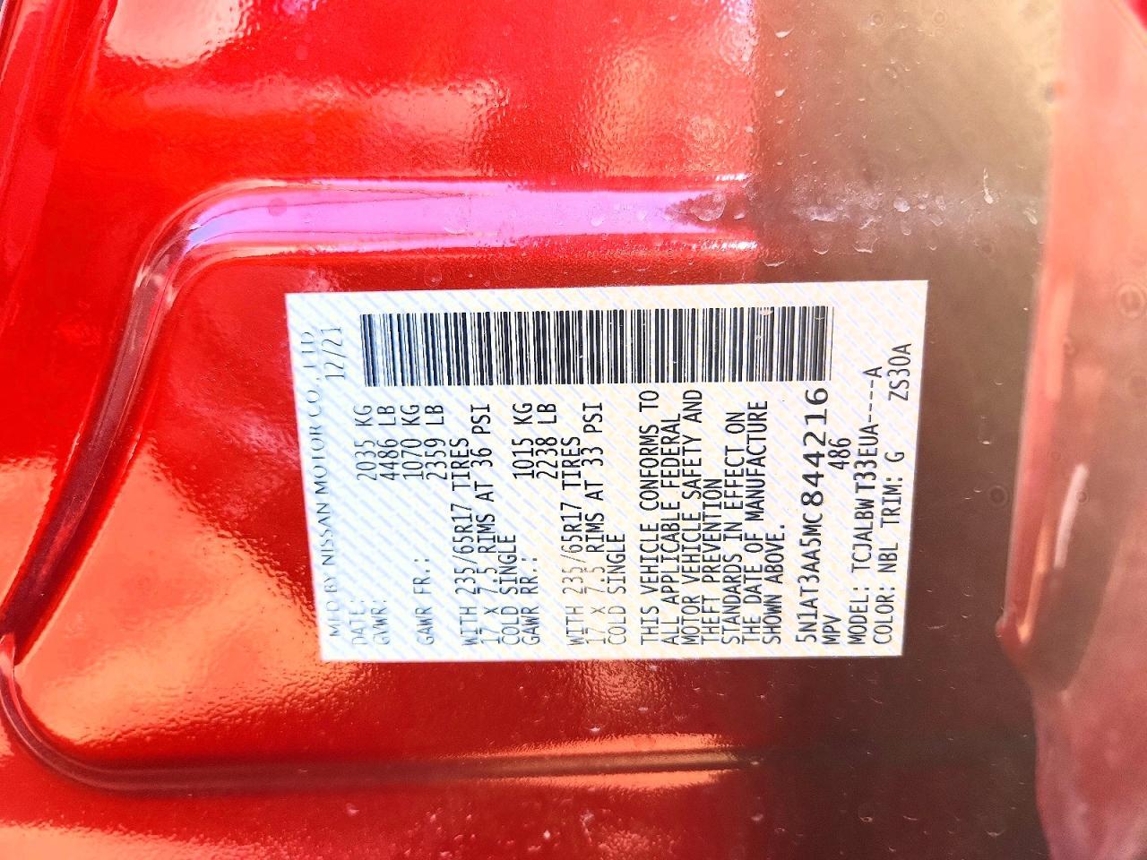 2021 Nissan Rogue S - zdjęcie 14