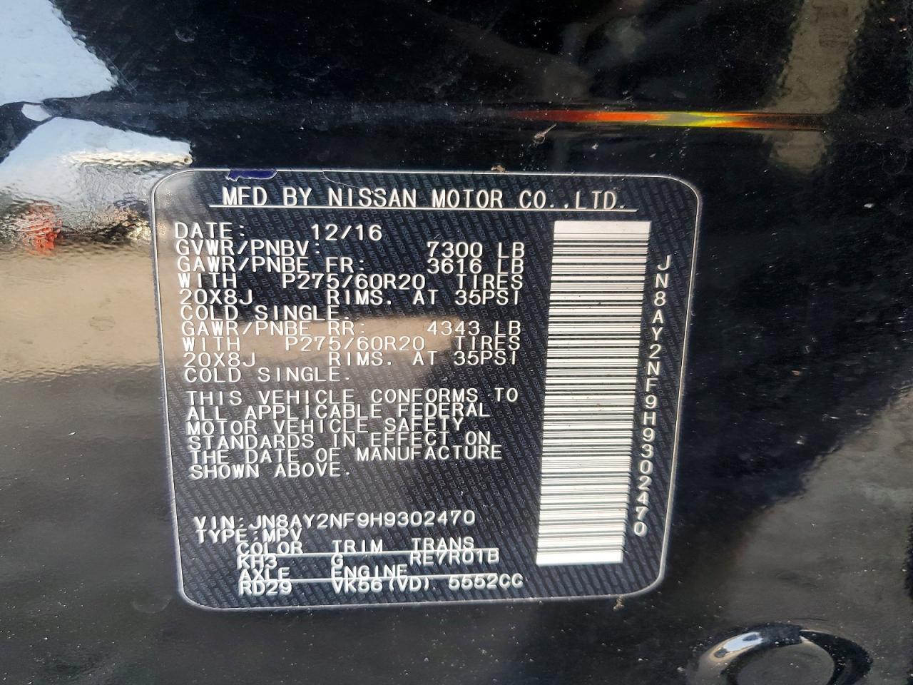 2017 Nissan Armada Platinum - zdjęcie 13