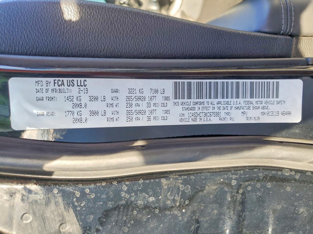 2019 Dodge Durango R/T - zdjęcie 13