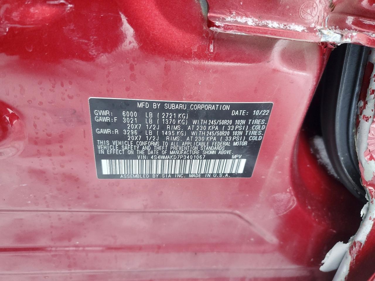 2023 Subaru Ascent Limited - zdjęcie 13