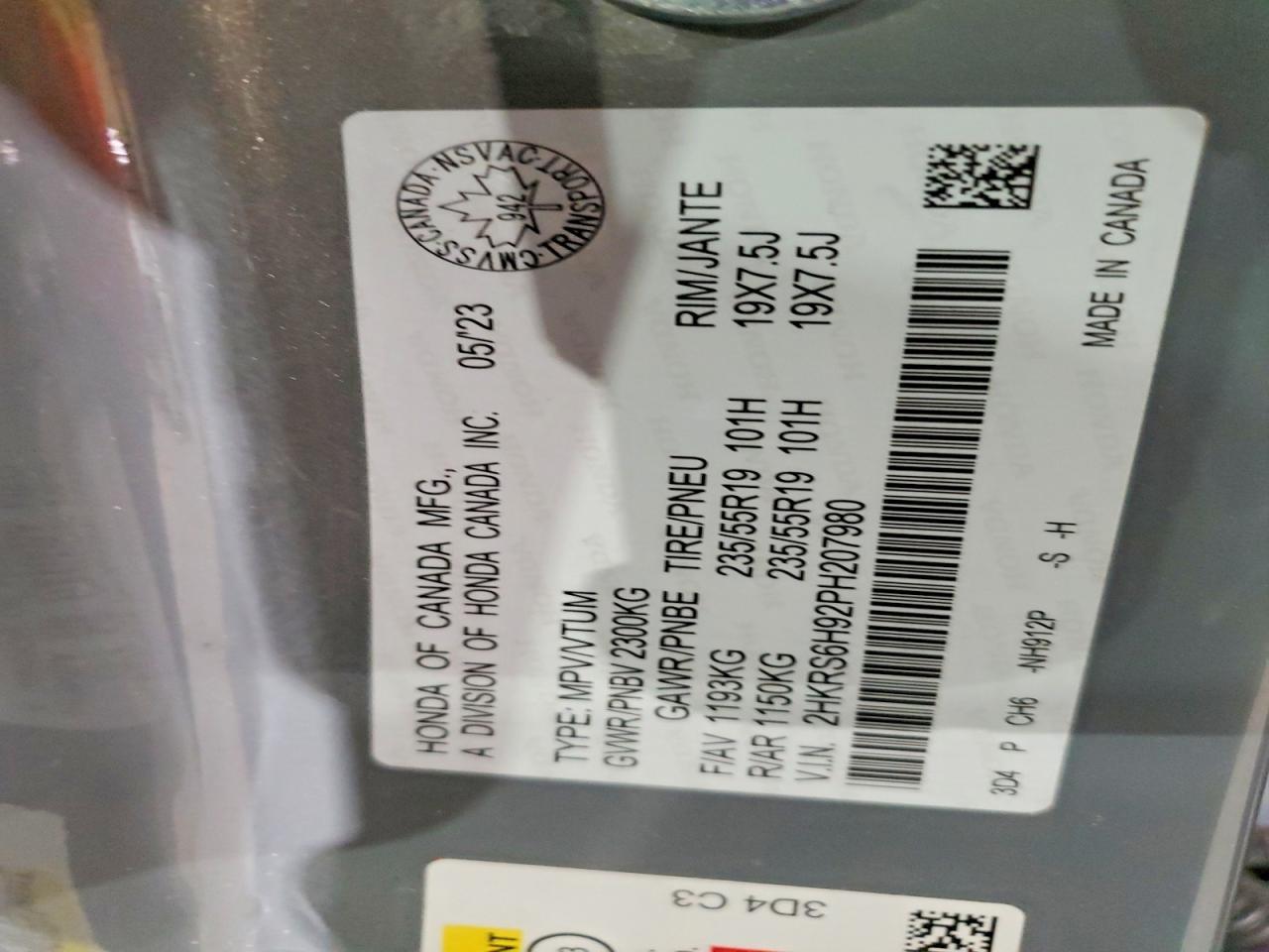 2023 Honda Cr-V Sport Touring - zdjęcie 12