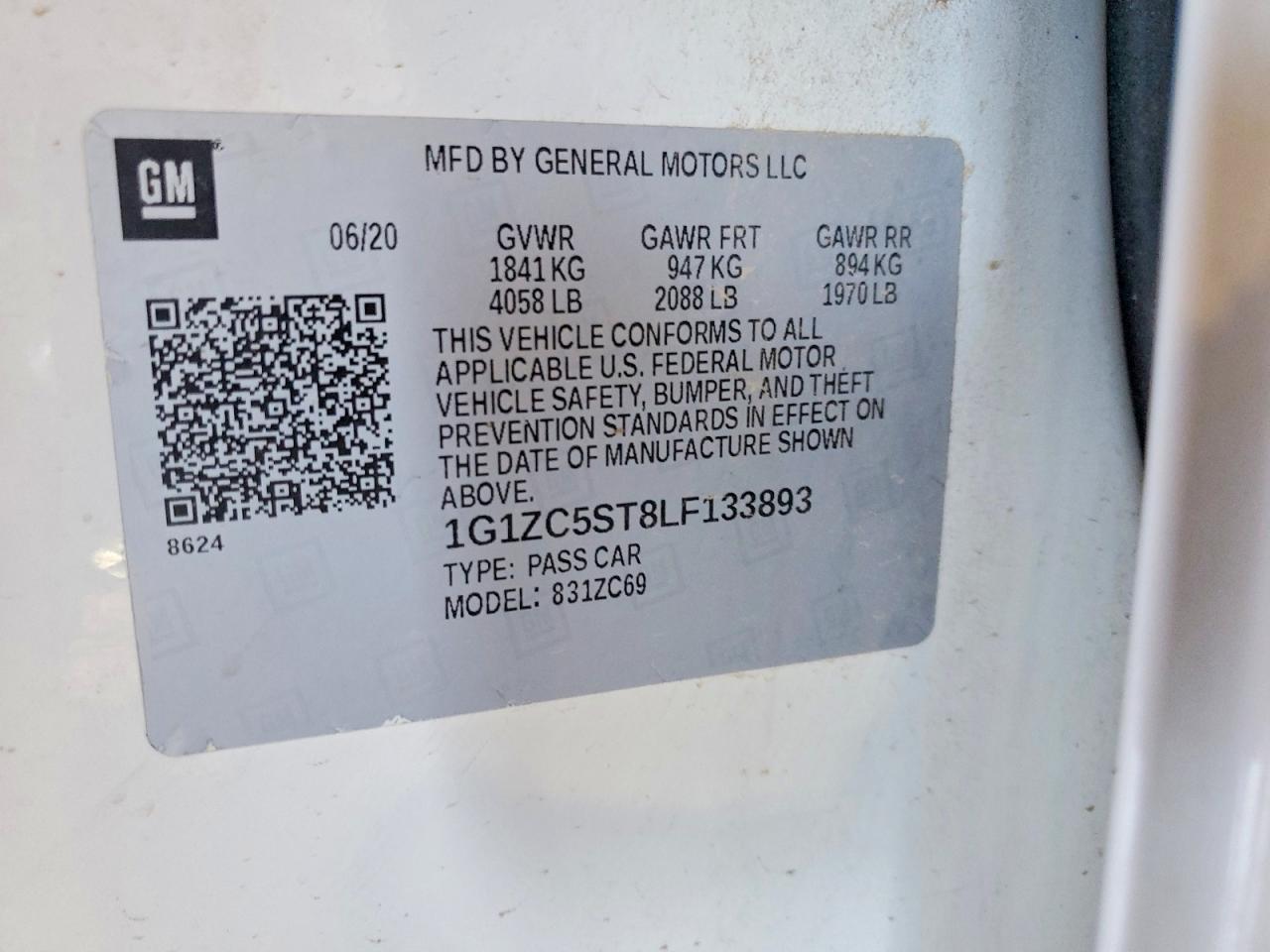 2020 Chevrolet Malibu Ls - zdjęcie 12