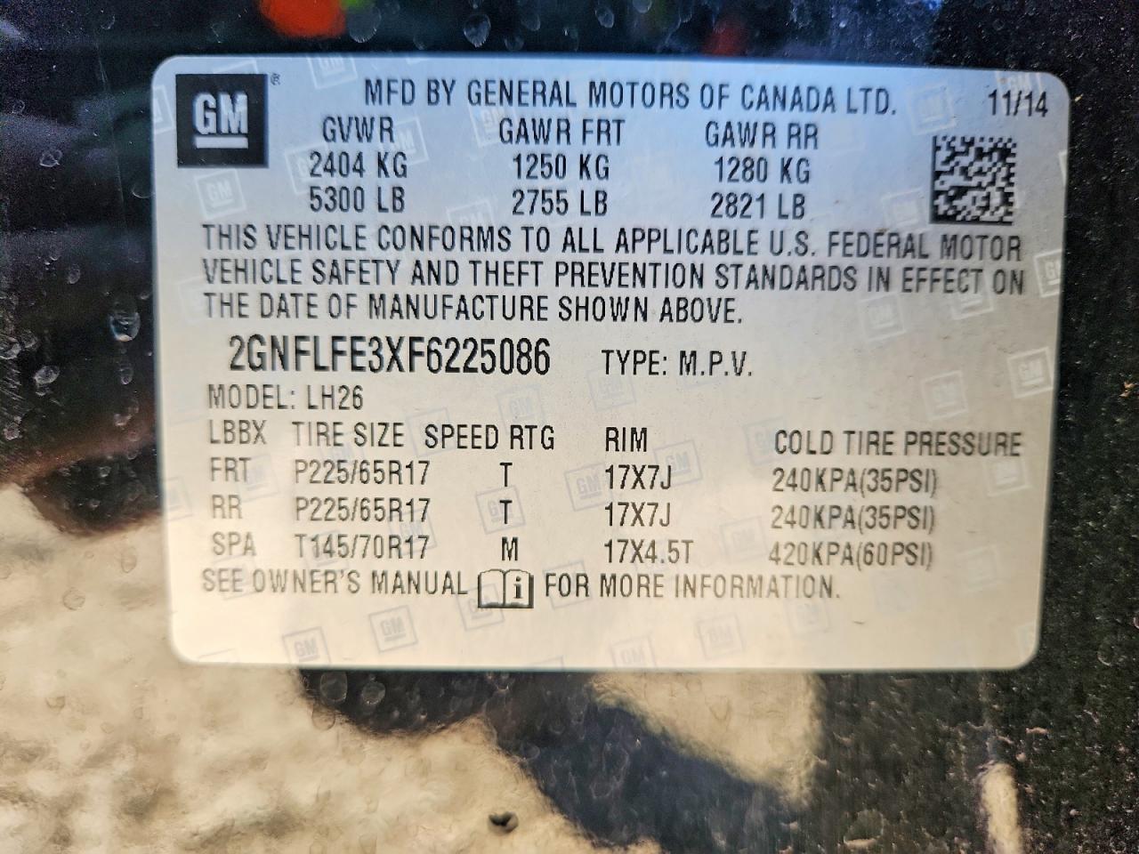 2015 Chevrolet Equinox Lt - zdjęcie 14