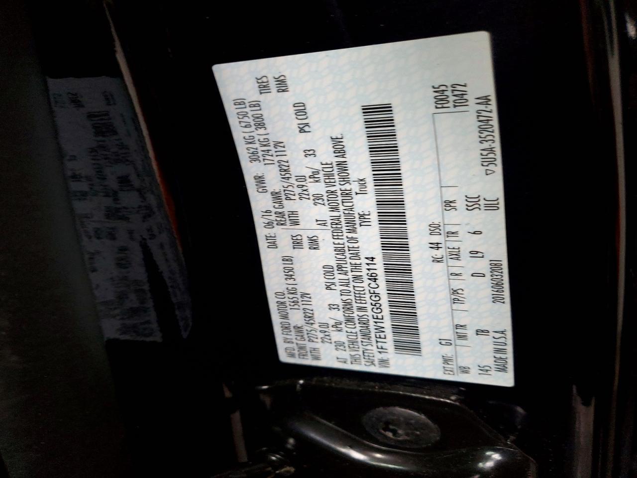 2016 Ford F150 Supercrew - zdjęcie 12