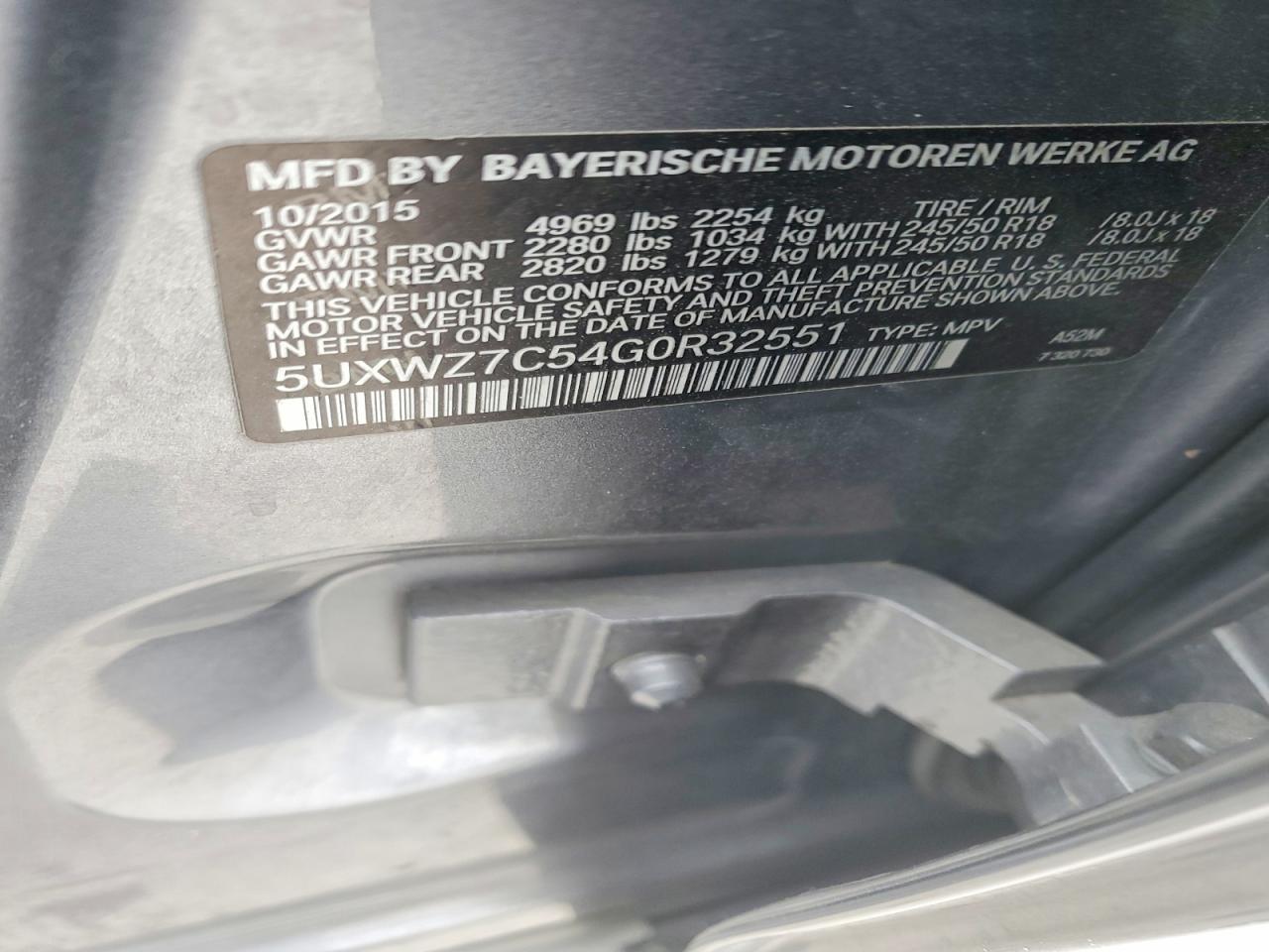 2016 BMW X3 Sdrive28I - zdjęcie 13