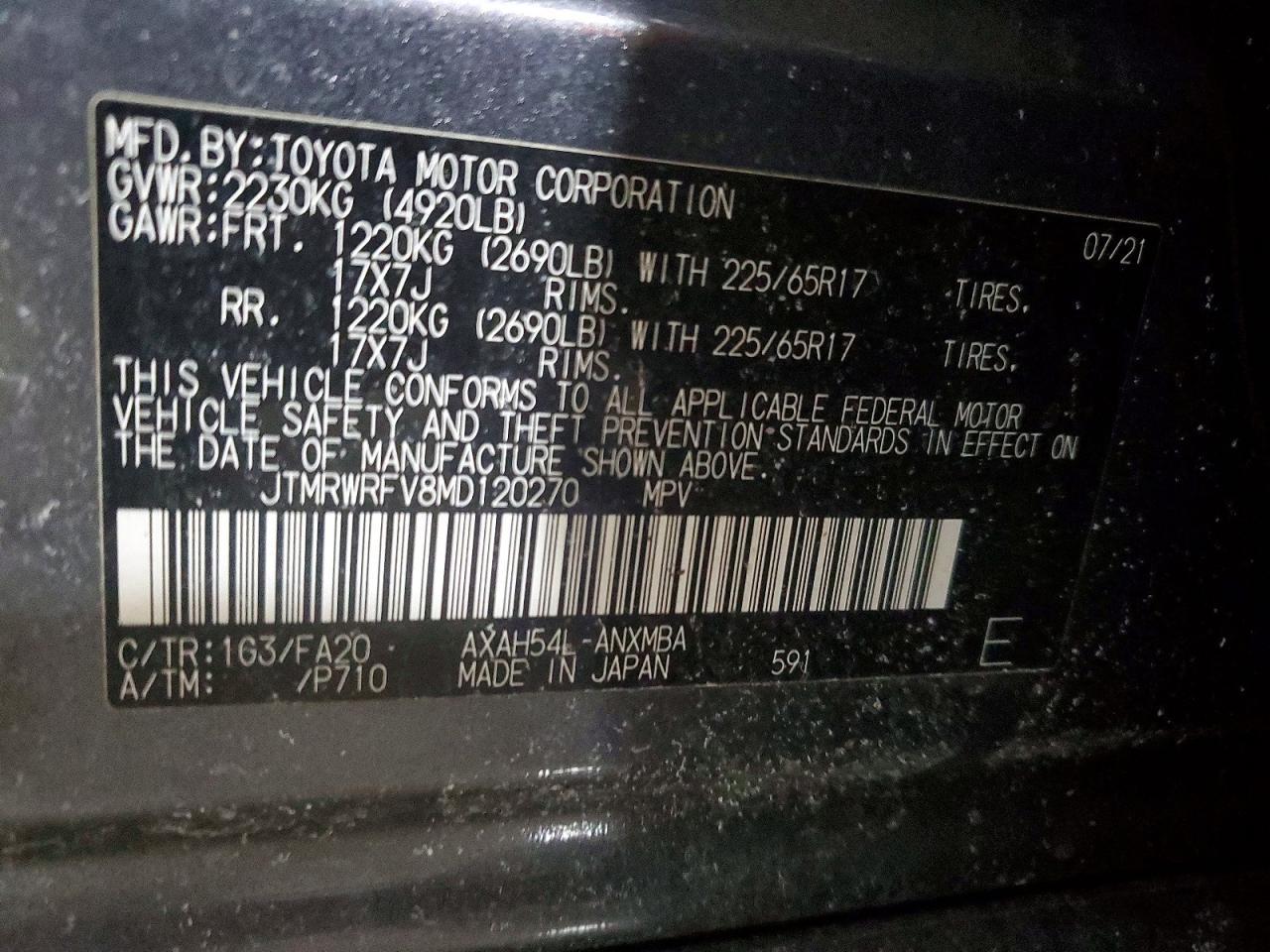 2021 Toyota Rav4 Hybrid Xle - zdjęcie 14