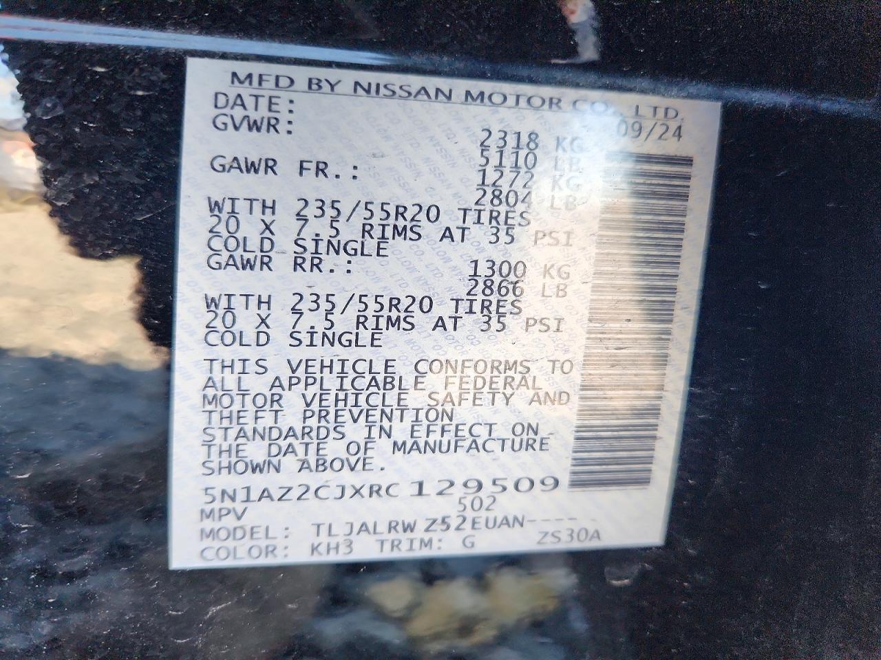 2024 Nissan Murano Sl - zdjęcie 13