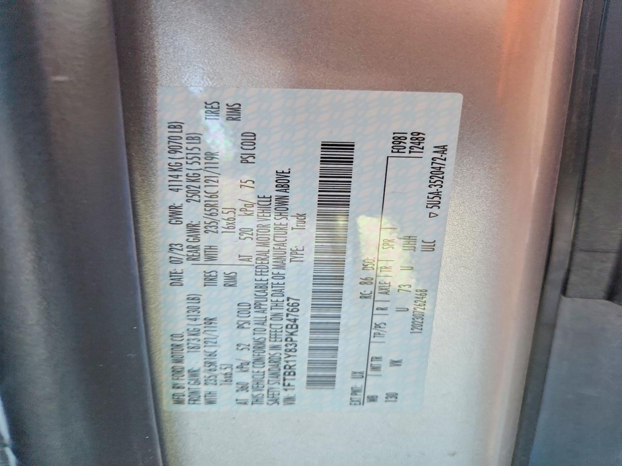 2023 Ford Transit T-250 - zdjęcie 13