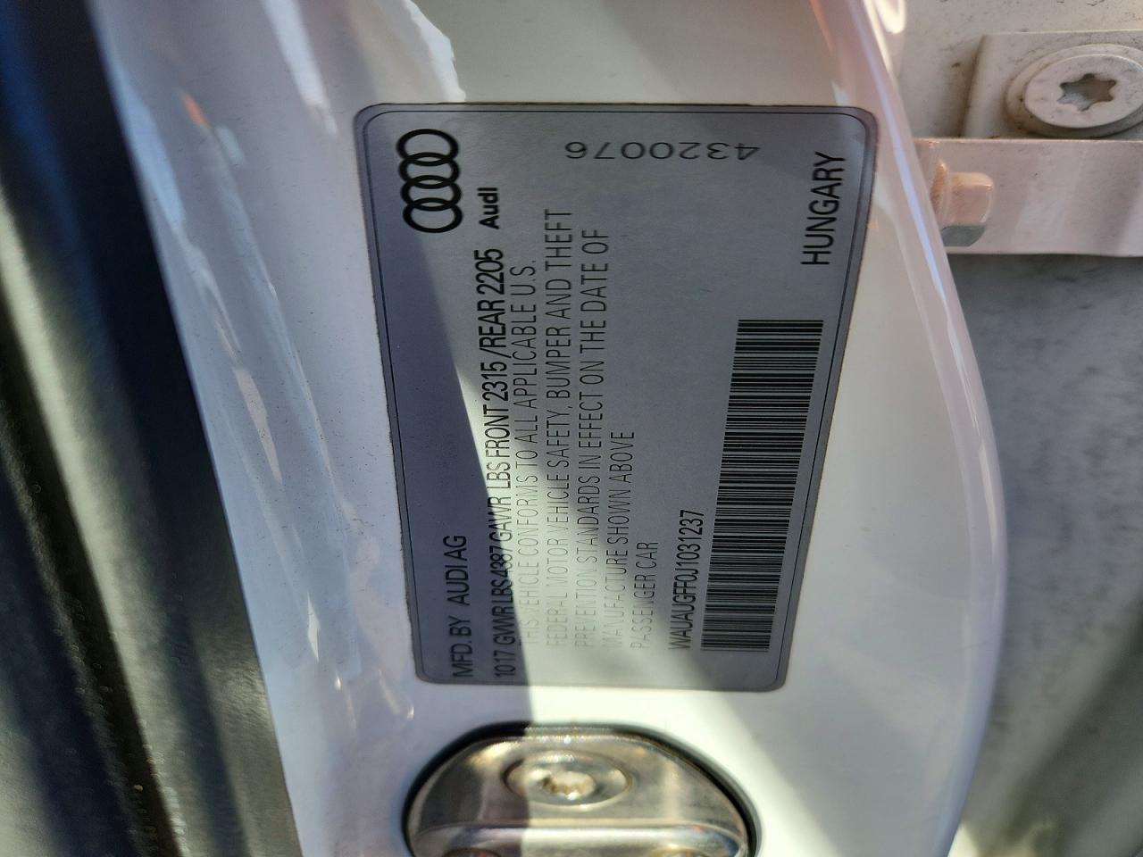 2018 Audi A3 Premium - zdjęcie 12