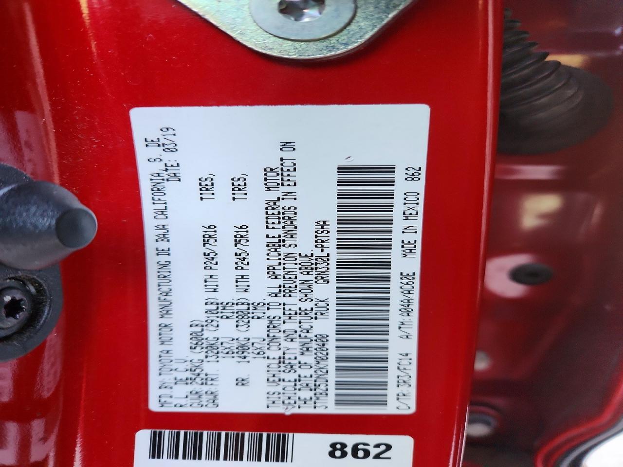 2019 Toyota Tacoma Double Cab - zdjęcie 12