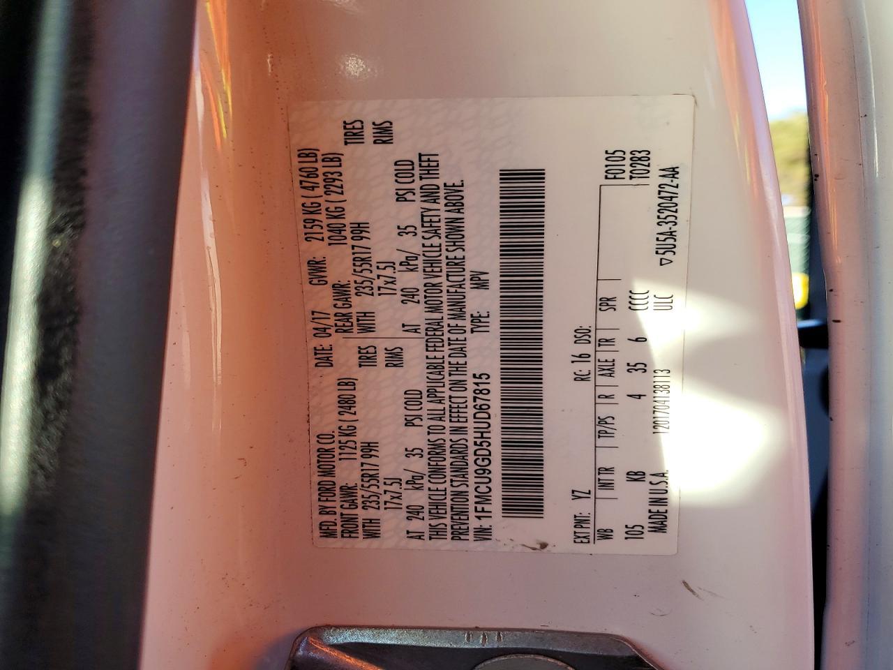 2017 Ford Escape Se - zdjęcie 13