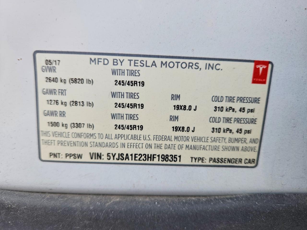 2017 Tesla Model S - zdjęcie 13
