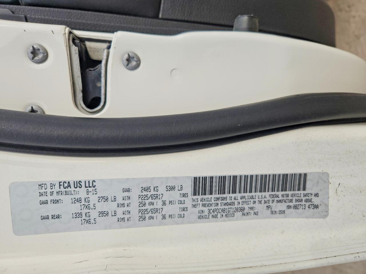 2016 Dodge Journey Se - zdjęcie 13