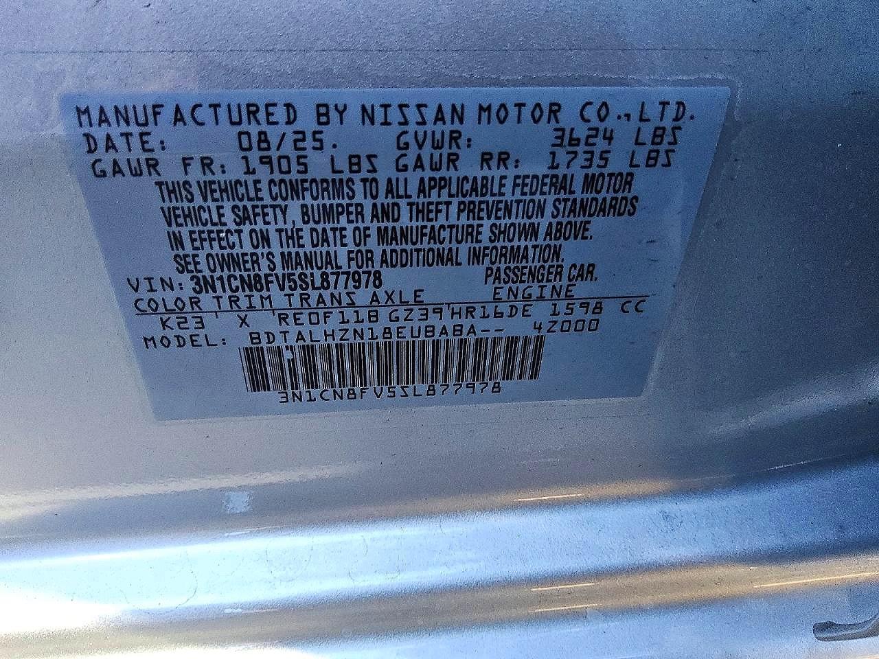 2025 Nissan Versa Sr - zdjęcie 12