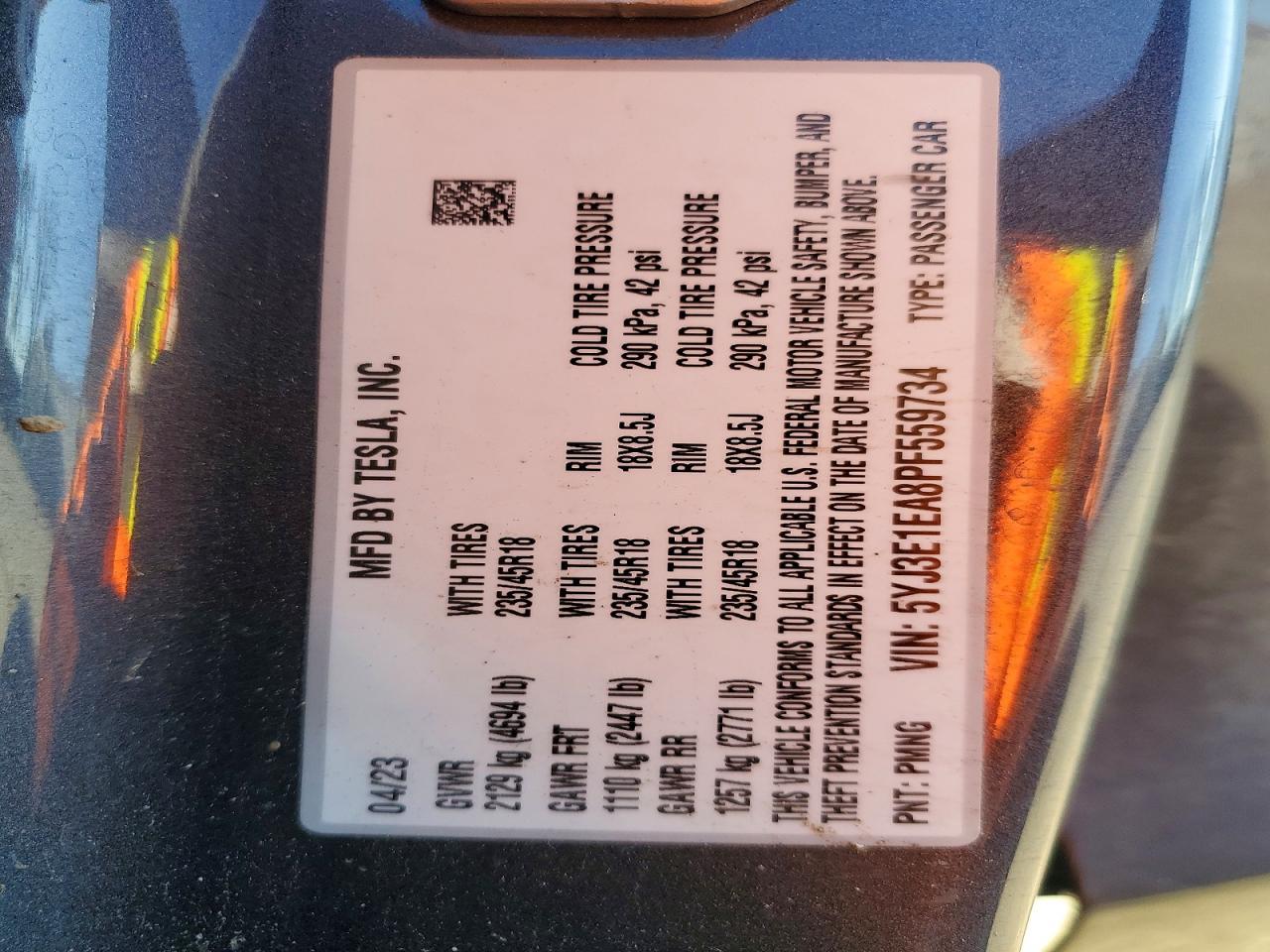 2023 Tesla Model 3 - zdjęcie 12