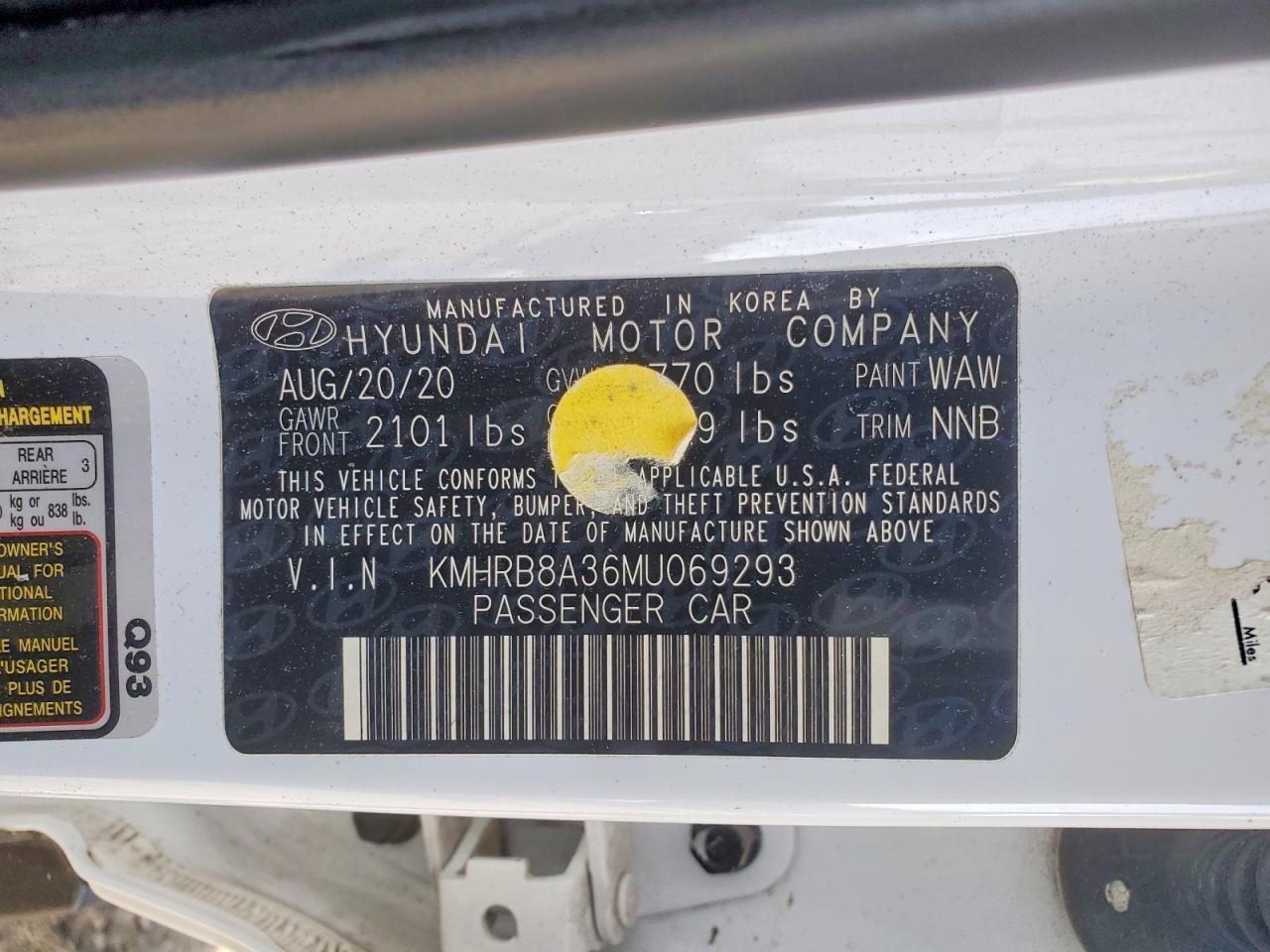 2021 Hyundai Venue Se - zdjęcie 13