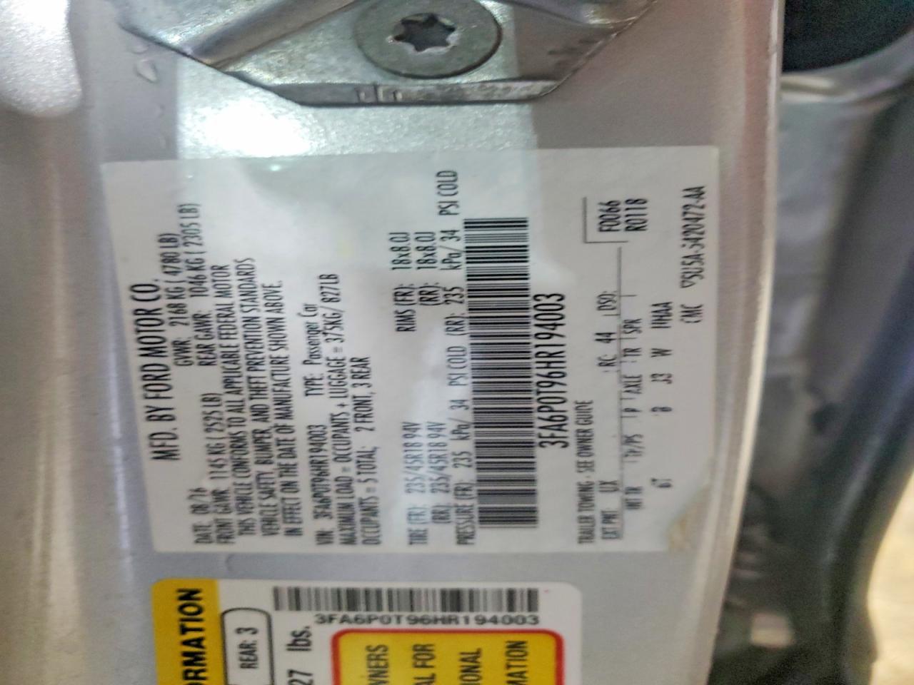 2017 Ford Fusion Se - zdjęcie 13