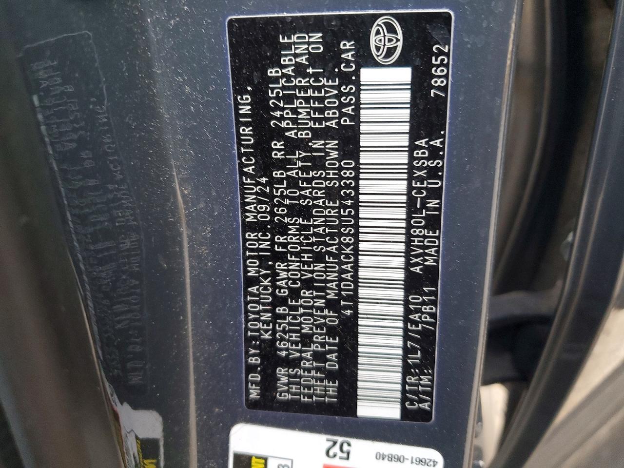 2025 Toyota Camry Xse - zdjęcie 12