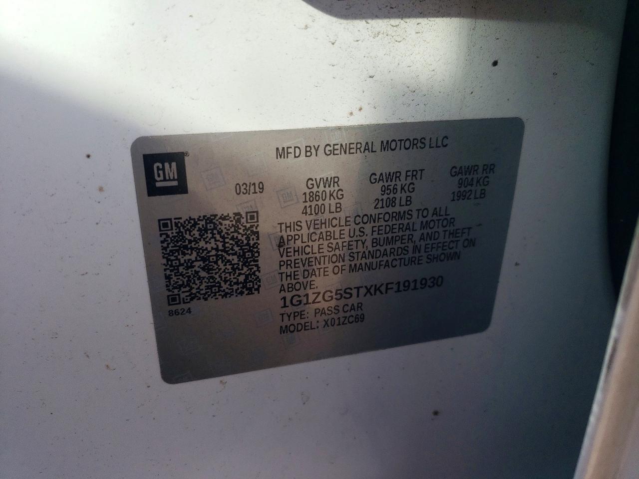 2019 Chevrolet Malibu Rs - zdjęcie 12