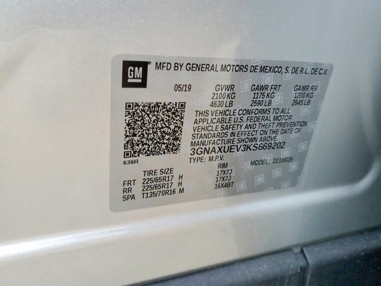 2019 Chevrolet Equinox Lt - zdjęcie 13