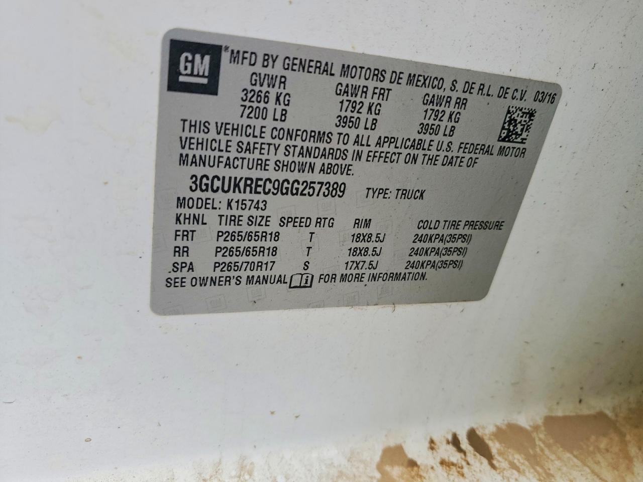 2016 Chevrolet Silverado K1500 Lt - zdjęcie 12