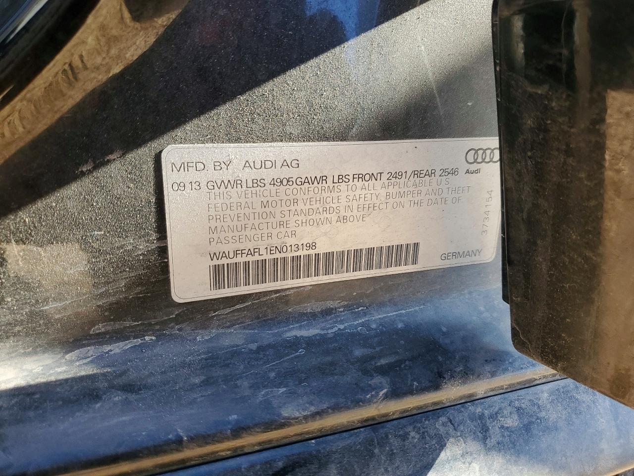 2014 Audi A4 Premium Plus - zdjęcie 12