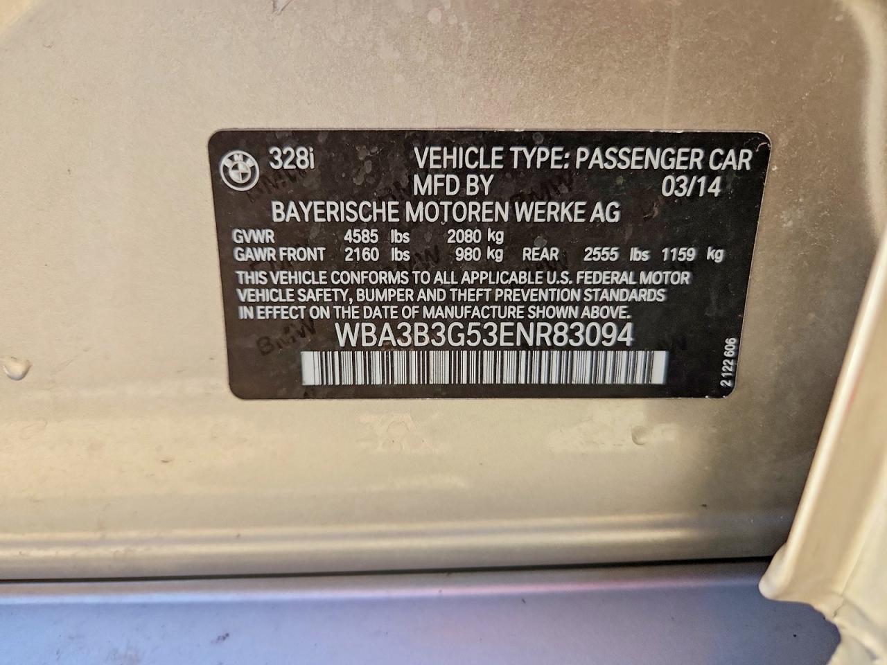 2014 BMW 328 Xi - zdjęcie 12