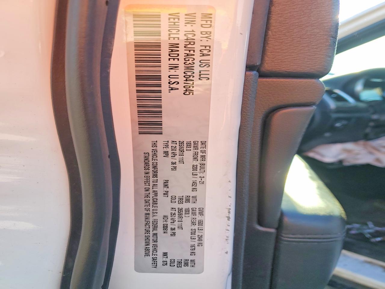 2021 Jeep Grand Cherokee Laredo - zdjęcie 13