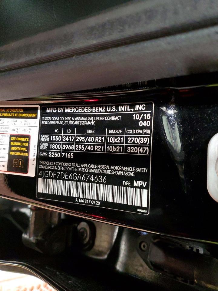 2016 Mercedes-Benz Gl 550 4Matic - zdjęcie 14