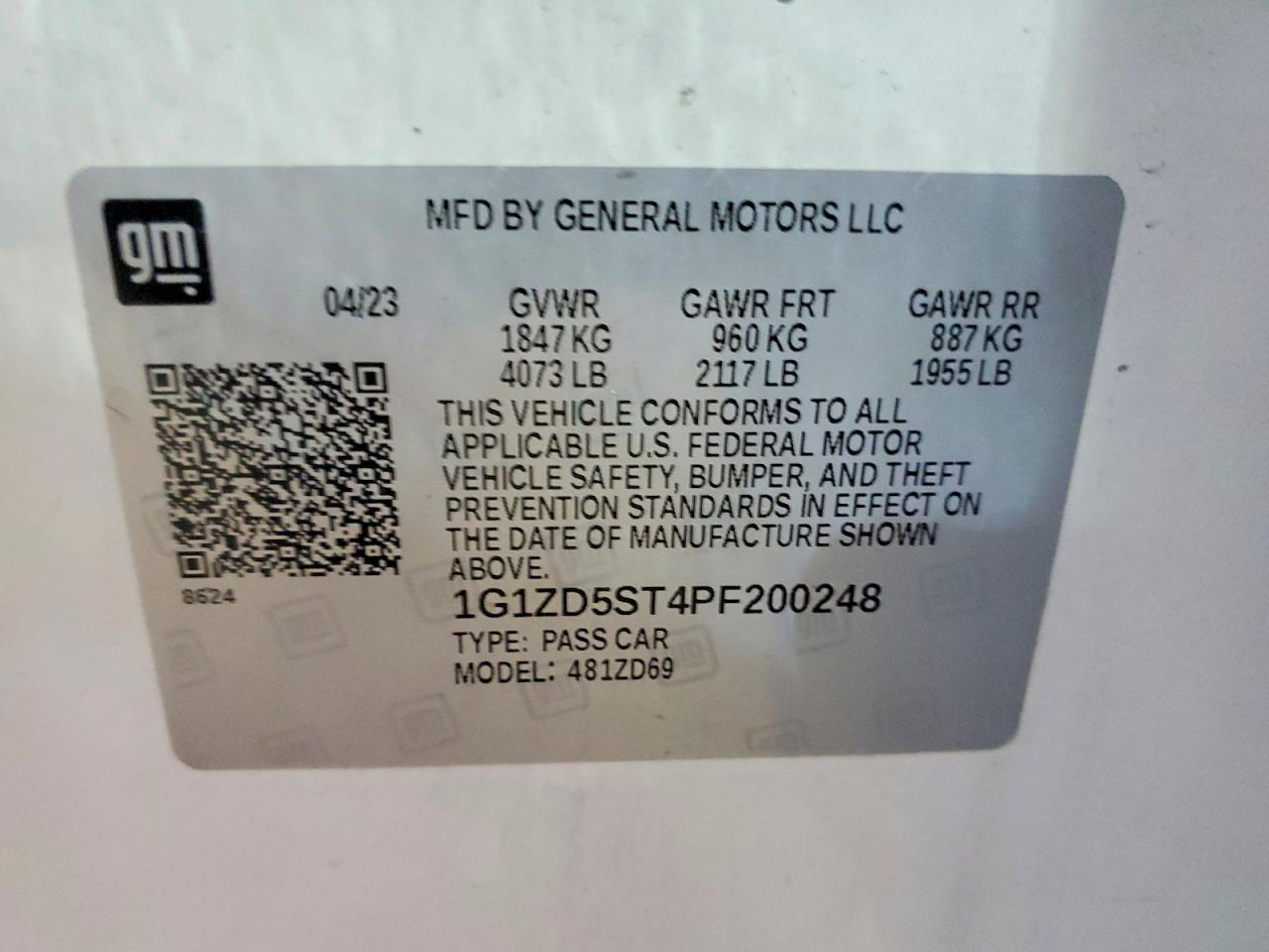 2023 Chevrolet Malibu Lt - zdjęcie 13