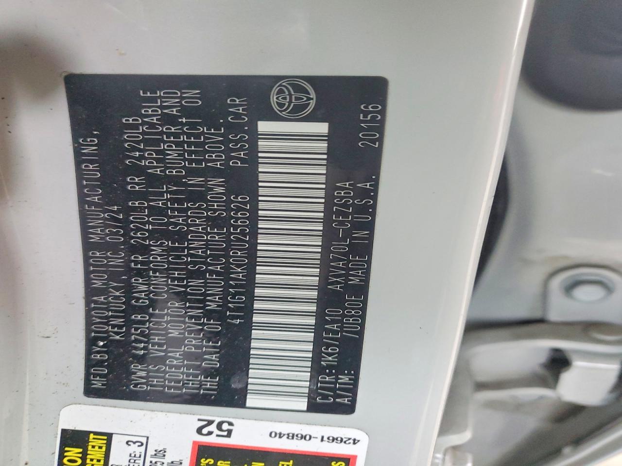 2024 Toyota Camry Se - zdjęcie 13