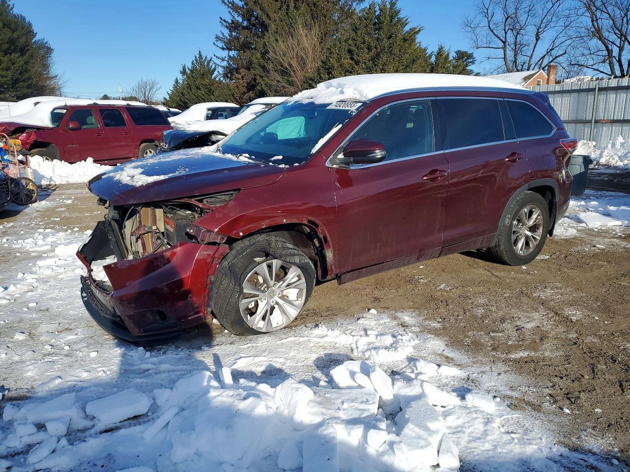 2015 Toyota Highlander Xle - zdjęcie główne
